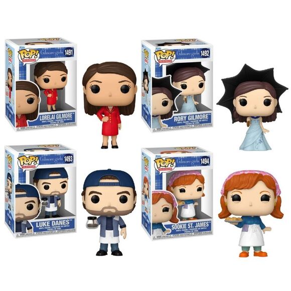 Gilmore Girls 25th Anniversary Funko Pop! Complete Set (4) - Picture 1 of 1
